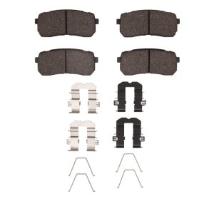 Kia Sedona Brake Pads - Rear - R1 Concepts - Ceramic - `15-`21